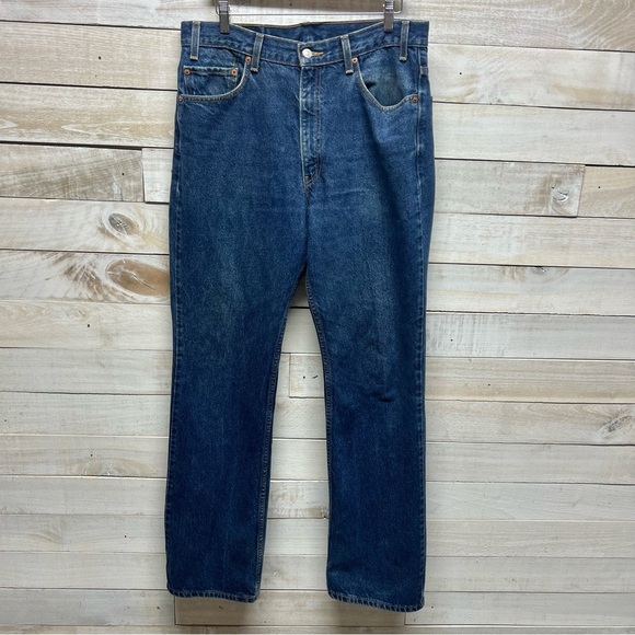 Levis 517 Jeans‎ Mens 36x34 Blue Boot Cut Western Cowboy Workwear - Picture 6 of 13
